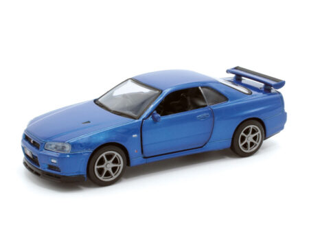 Macheta Auto Nissan Skyline GT-R34 V-Spec II Blue