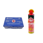 Set Trusa medicala auto Runkit + stingator spray 1000ml cu suport ,valabilitate 5 ani